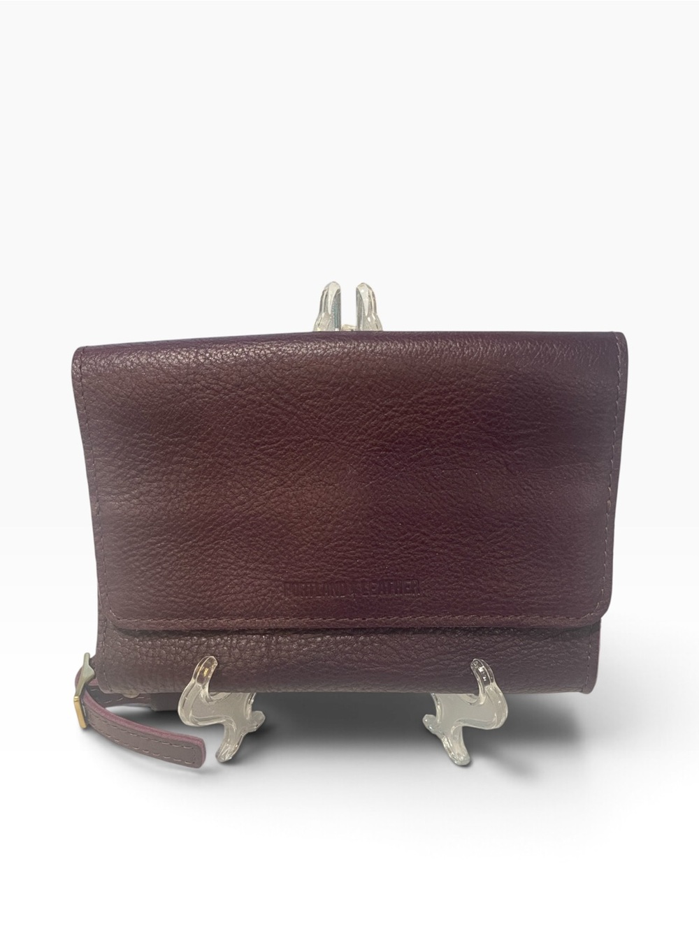 Leather Fanny Pack in Deep Eggplant